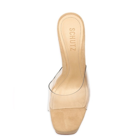 New‼️ Schutz $118.00 Haila Suede Platform Sandals - Picture 7 of 16